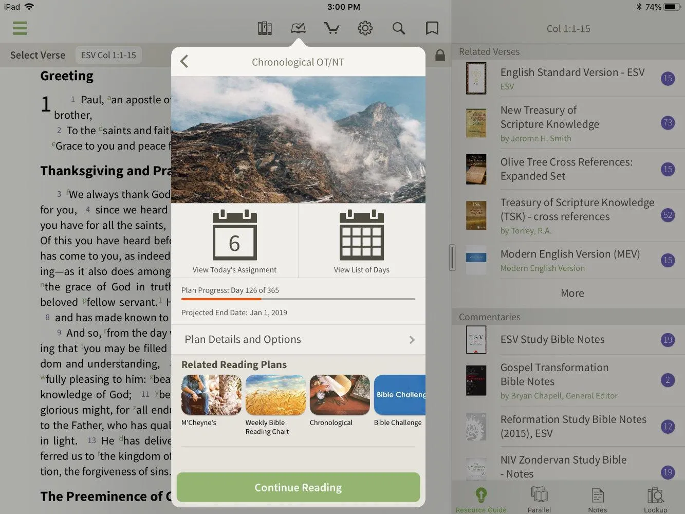 Bible reading plan tracker used to read Scripture in six months