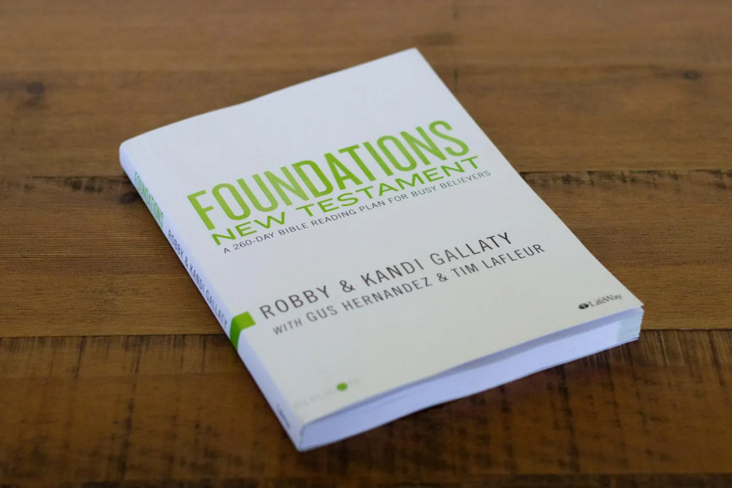 Foundations New Testament reading plan cover for a year of study