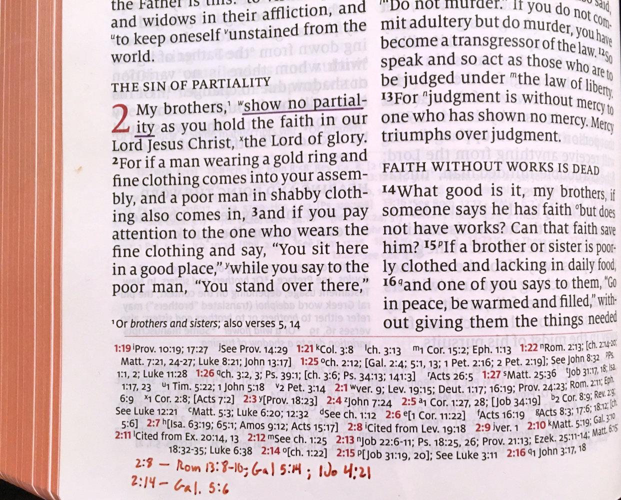 Handwritten Cross-references