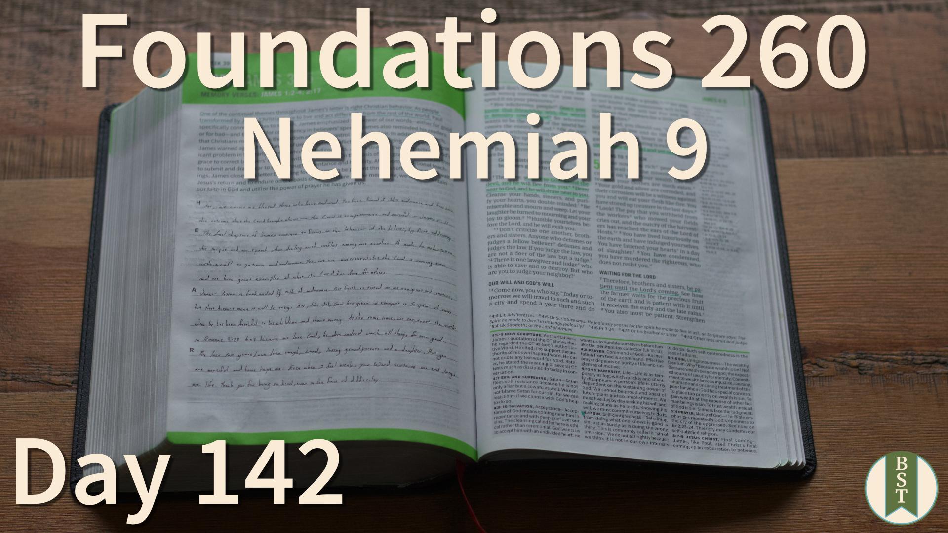 F260 Day 142: Nehemiah 9