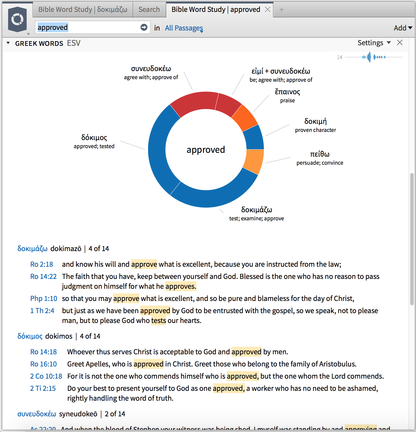Logos Bible Software - Bible Word Study
