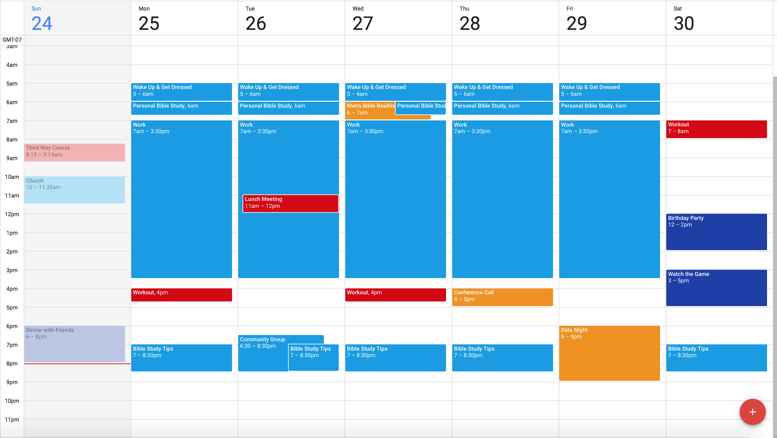 Step 2: Full Calendar